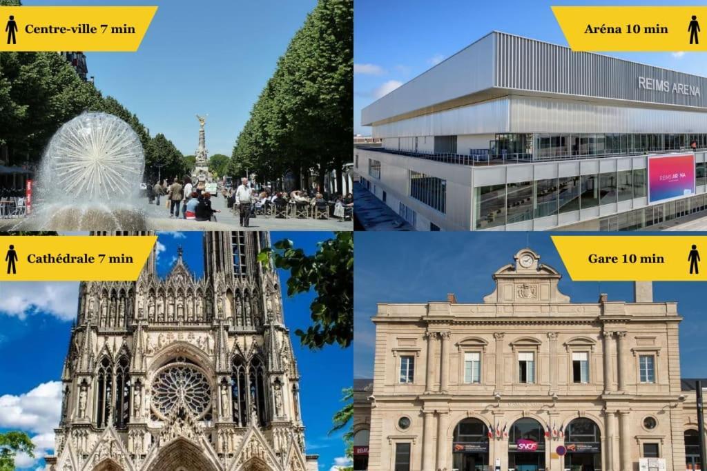 Forum Graphic Magnifique T2 Spacieux Au Centre Reims Kültér fotó